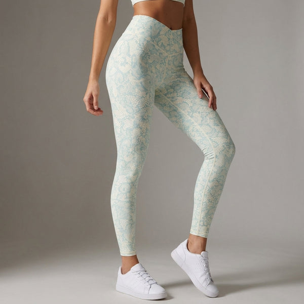 Azul Print - Leggings